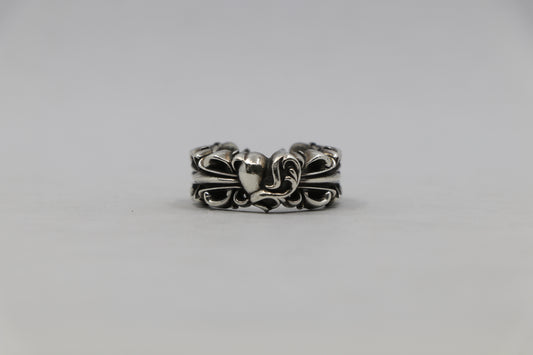 Chrome Hearts Floral Heart Ring Size 11 Pre-Owned| AVNTGRDNY NYC