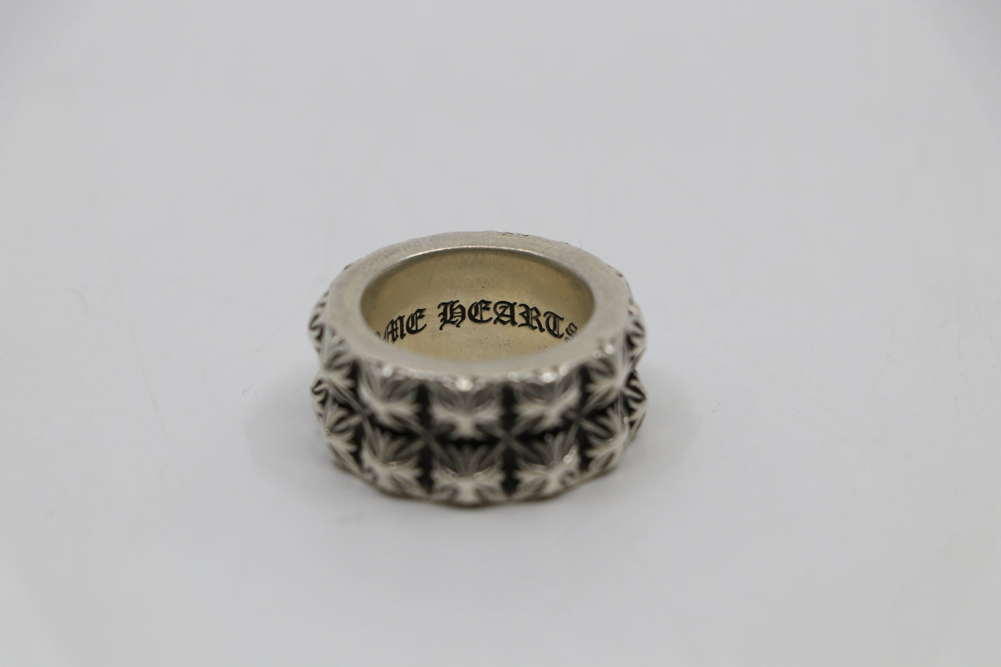Chrome Hearts Double Pete Punk Ring Size 8