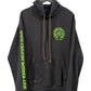 Chrome Hearts Signed Friends and Family Hoodie with Leather Patches and Silver Hardware Size L