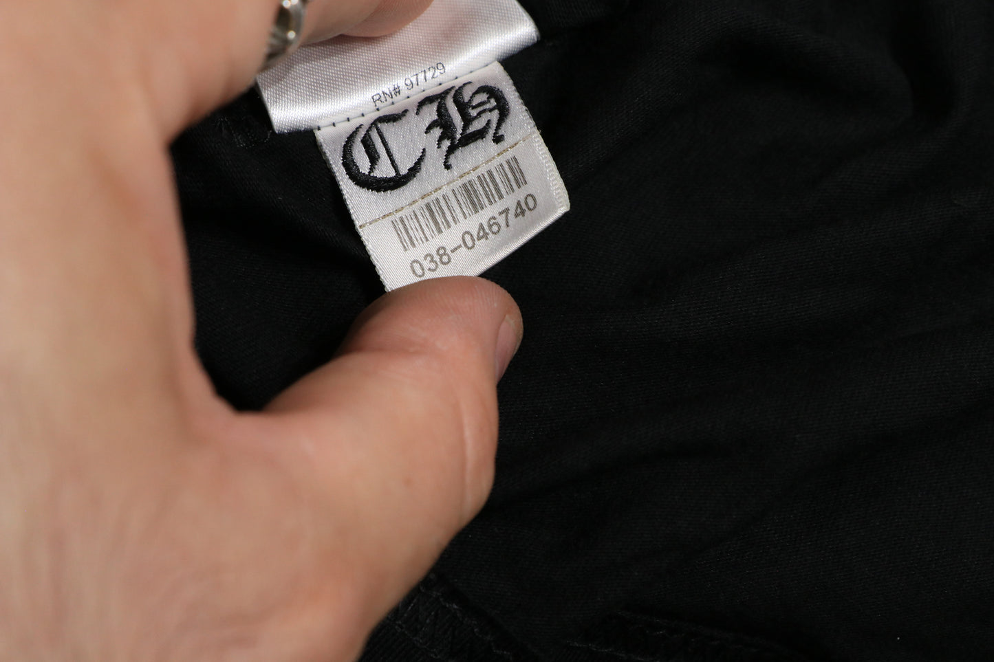 Chrome Hearts Neck Logo Pocket T-Shirt Black Size XXL| AVNTGRDNY NYC