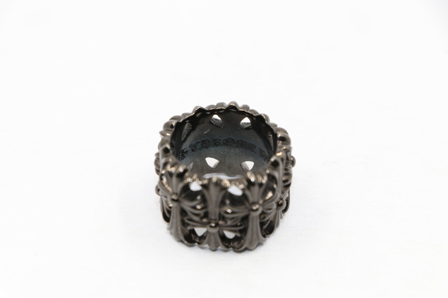 Chrome Hearts Black Rhodium Cemetery Ring Size 7| AVNTGRDNY NYC