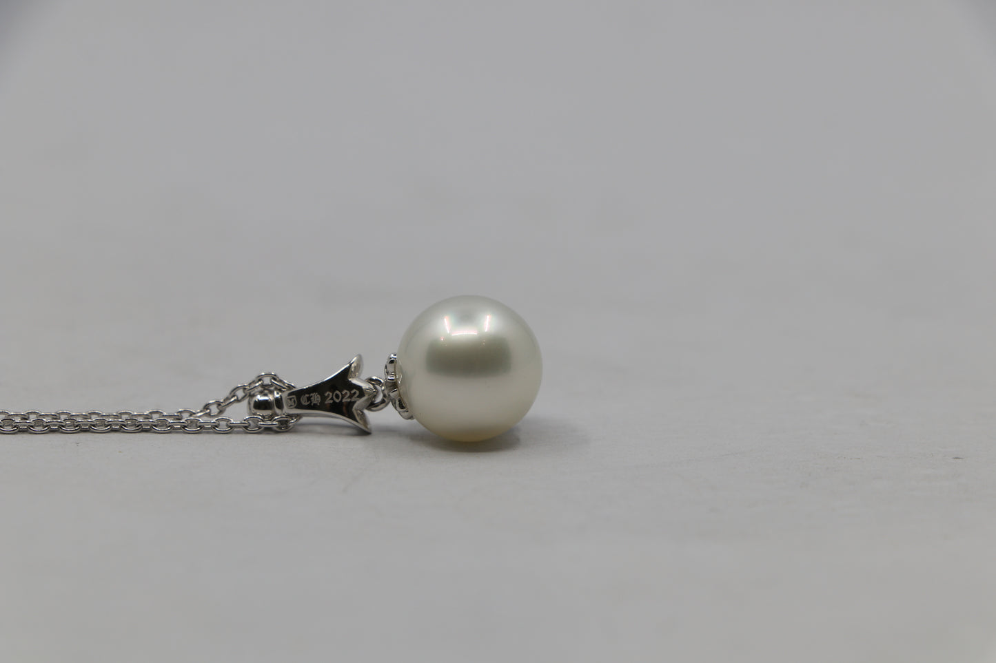Chrome Hearts x Mikimoto White Gold Pearl Necklace 20"| AVNTGRDNY NYC