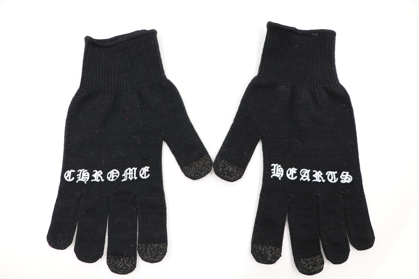 Chrome Hearts Gloves Black Size Medium