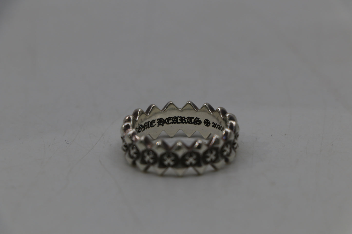 Chrome Hearts Double Pyramid Ring Size 12