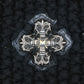Chrome Hearts 3rd Eye Filigree Cross Beanie Black Leather Patch | AVNTGRDNY NYC