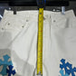 Chrome Hearts St. Barth Exclusive Cross Patch White Jeans Size 30 | AVNTGRDNY NYC