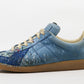 Maison Margiela Replica Blue Paint Splatter Size 44