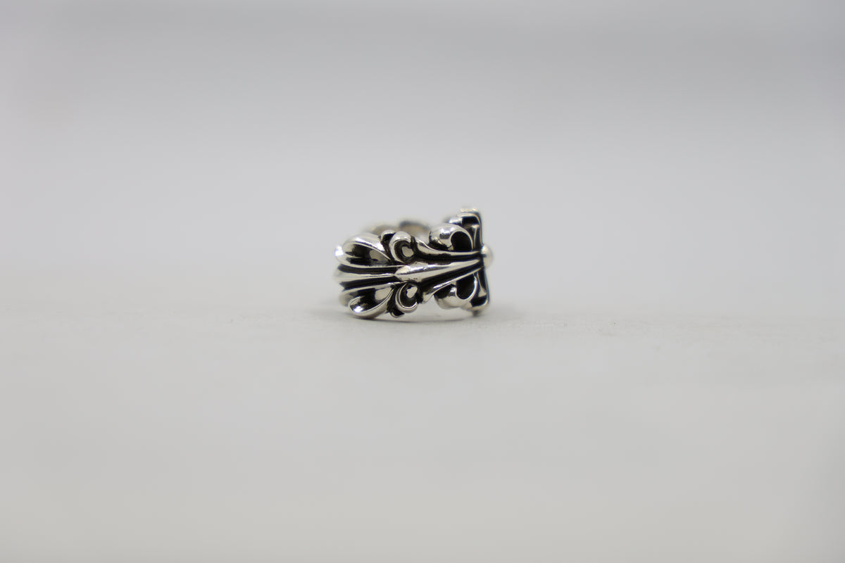Chrome Hearts Double Floral Cross Ring Size 9 New | AVNTGRDNY NYC