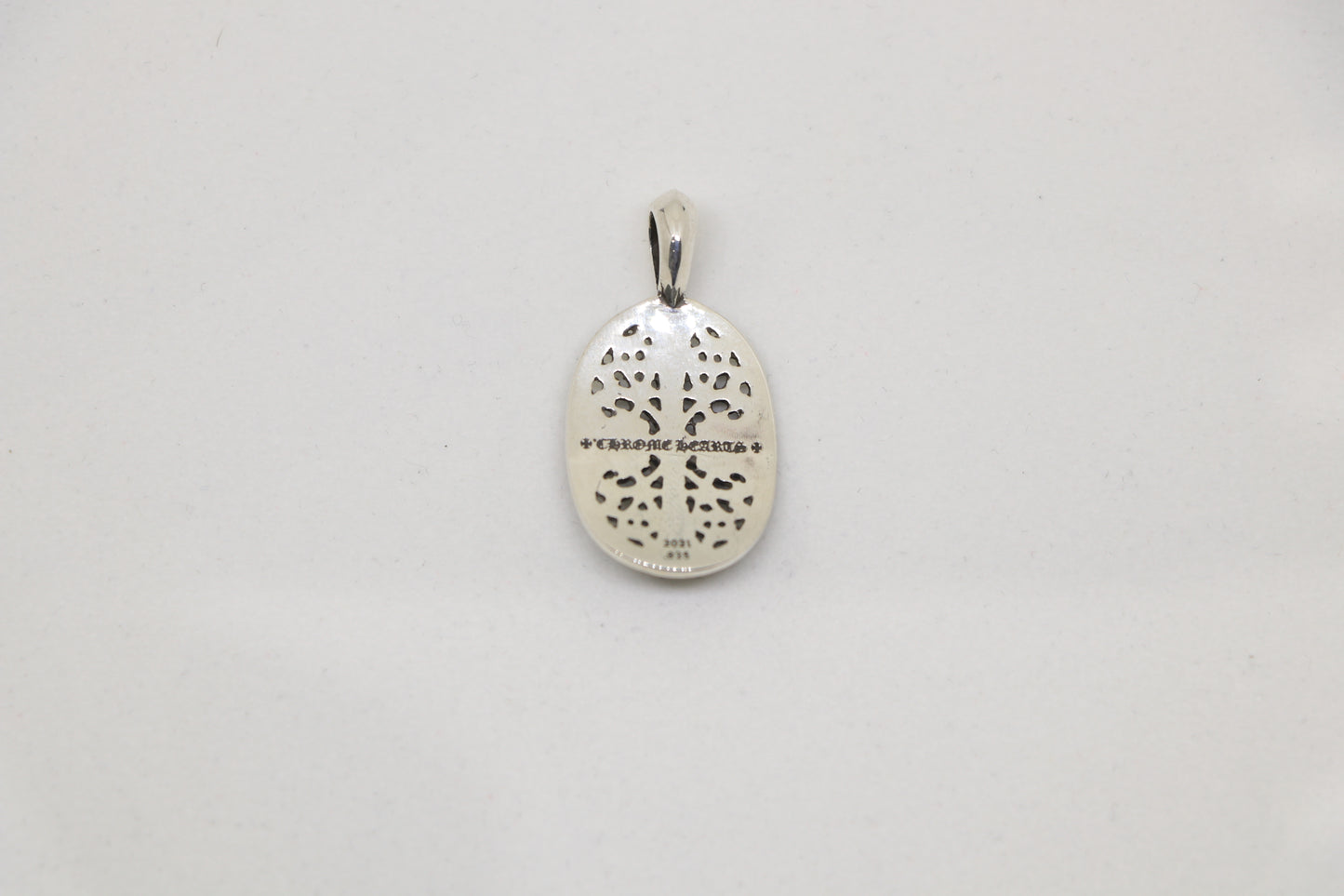 Chrome Hearts Oval Cross Pendant Sterling Silver | AVNTGRDNY NYC