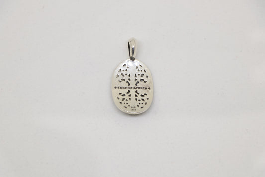 Chrome Hearts Oval Cross Pendant Sterling Silver | AVNTGRDNY NYC
