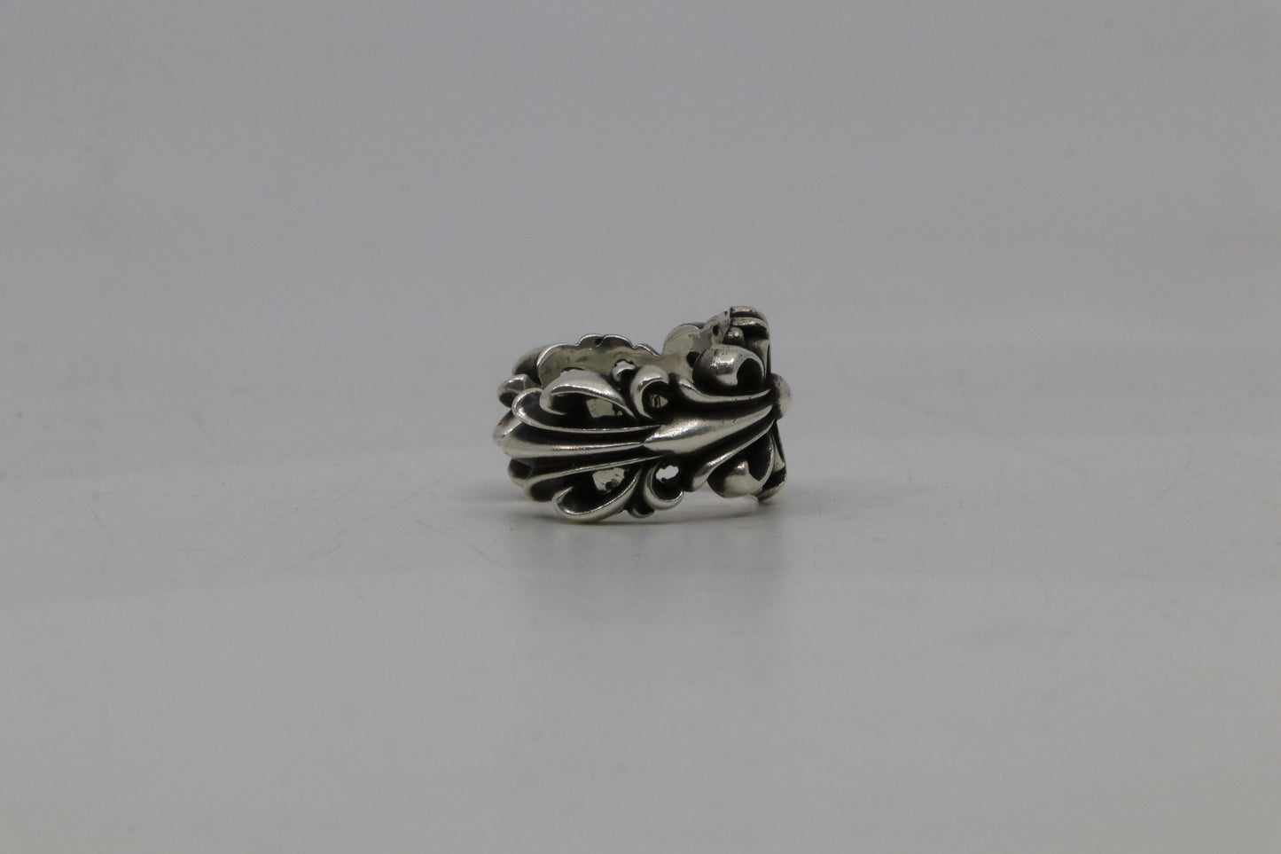 Chrome Hearts Double Floral Ring Size 7.5