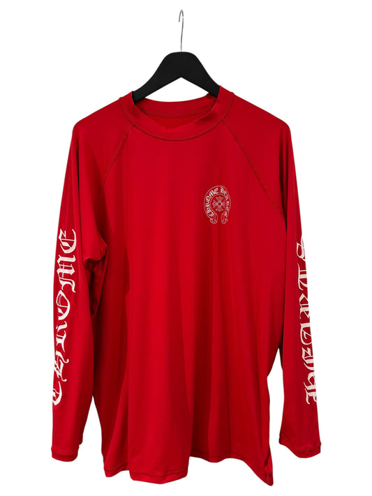 Chrome Hearts Rashguard Miami Beach Exclusive Red Size XXL