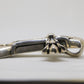 Chrome Hearts Large Double Cross Pendant Silver with Diamonds | AVNTGRDNY NYC