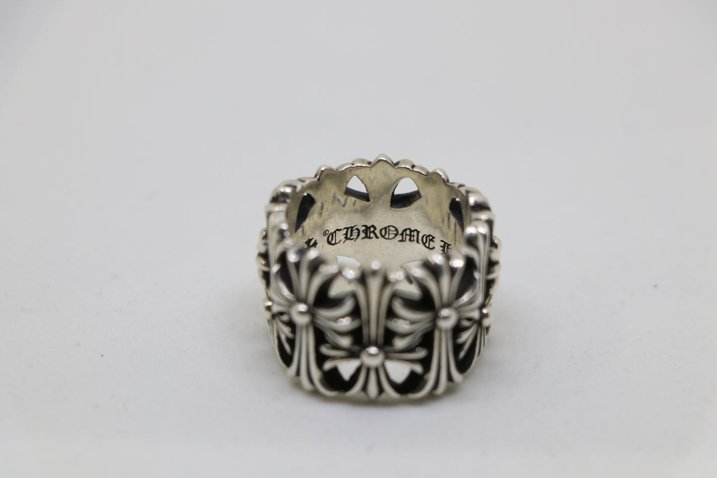Chrome Hearts Round Cemetery Ring Size 9.5 Sterling Silver .925 | AVNTGRDNY NYC