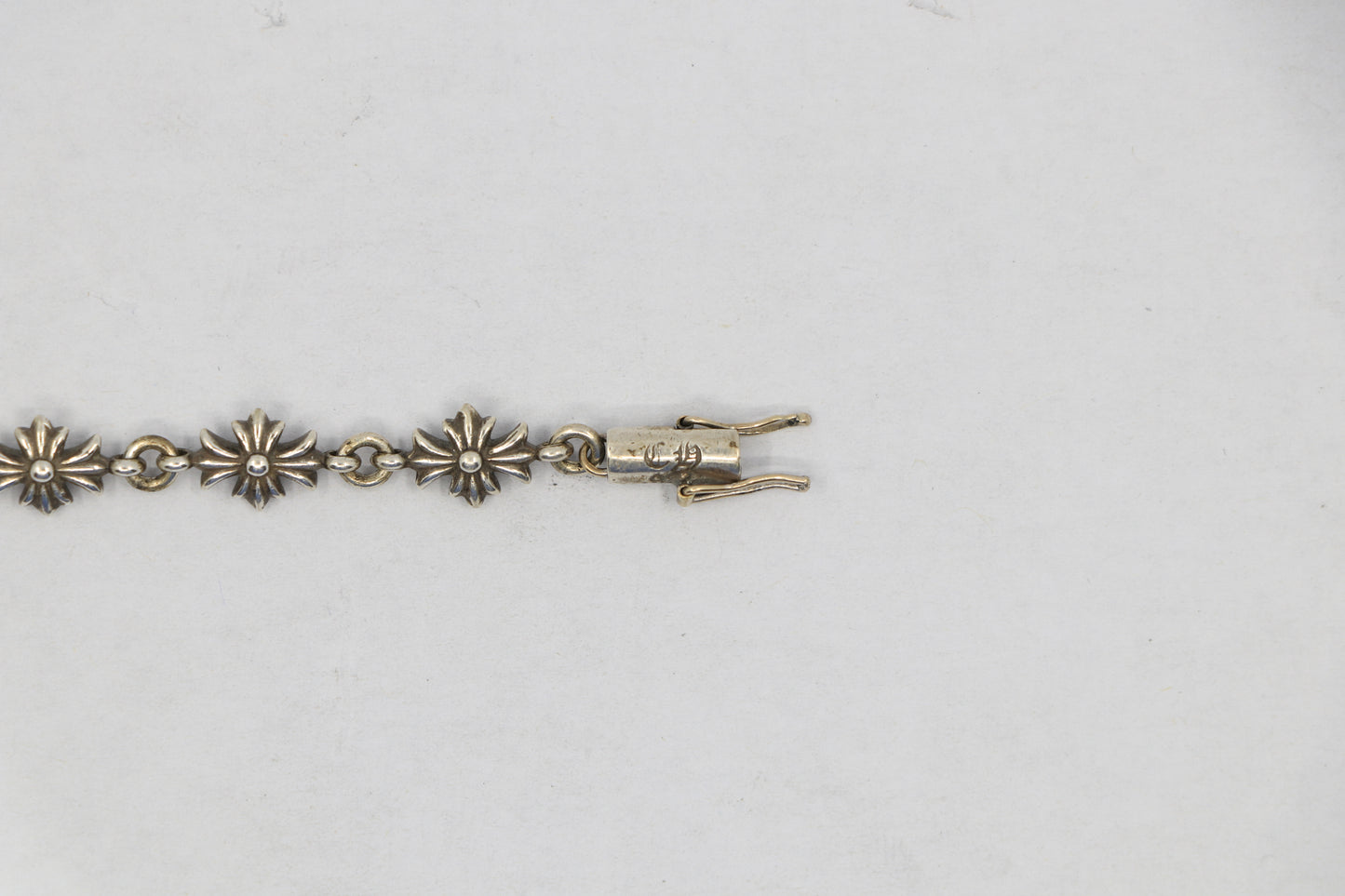 Chrome Hearts Tiny E Bracelet 12 Links Silver Pre-Owned Conditional | AVNTGRDNY NYC