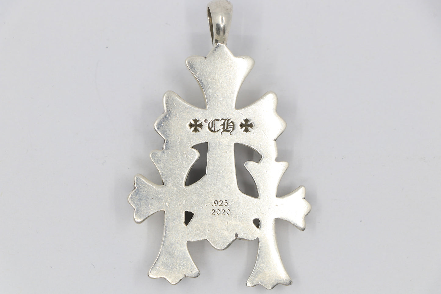 Chrome Hearts Triple Cross Pendant Sterling Silver| AVNTGRDNY NYC
