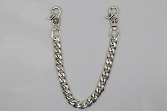 Chrome Hearts Classic Link Wallet Chain 25 Links Double Lobster Clasp .925 Sterling Silver | AVNTGRDNY NYC