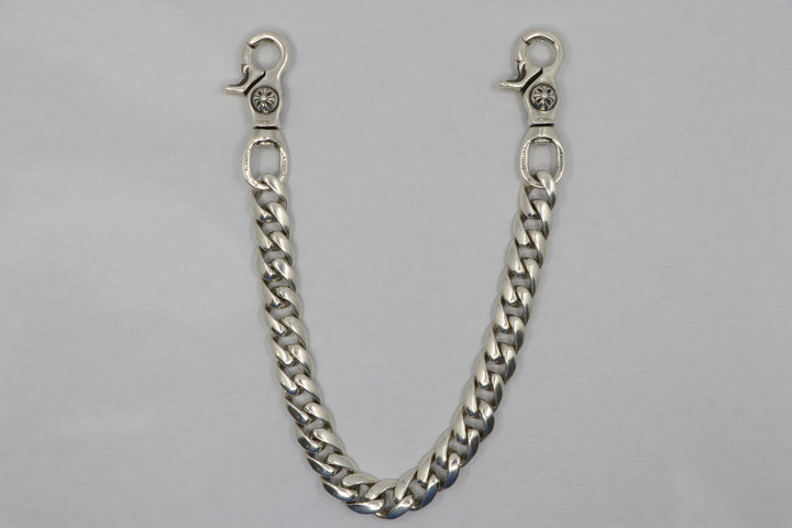 Chrome Hearts Classic Link Wallet Chain 25 Links Double Lobster Clasp .925 Sterling Silver | AVNTGRDNY NYC