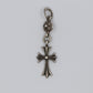 Chrome Hearts Tiny Cross Pendant with Crossball Sterling Silver | AVNTGRDNY NYC