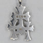 Chrome Hearts Triple Cross Pendant 18K White Gold Pavé Diamonds | AVNTGRDNY NYC