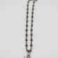 Chrome Hearts Cross Ball Chain with Multi Pendants Diamond Dagger, Cross, and Spade