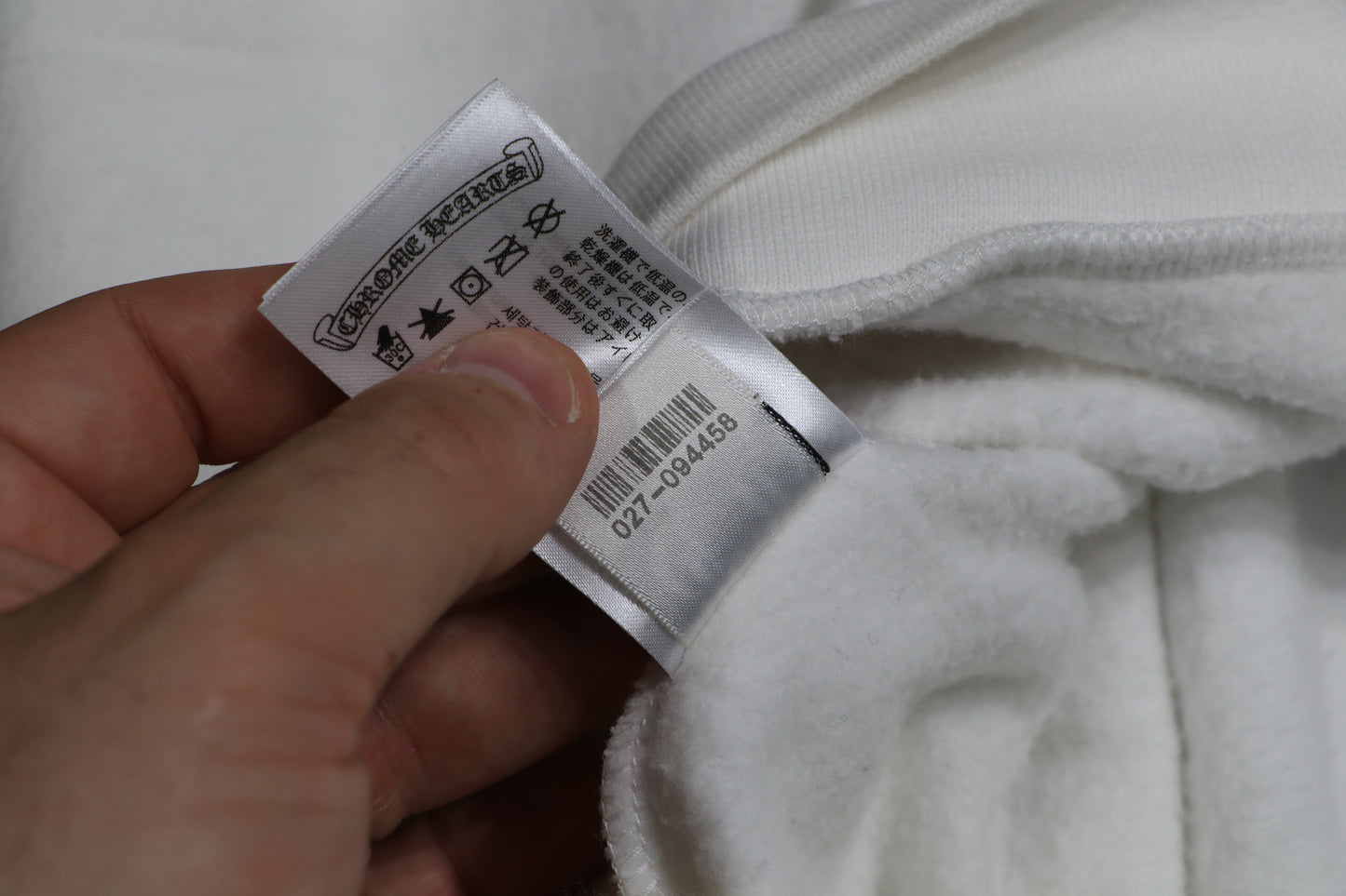 Chrome Hearts Online Exclusive Glow in the Dark Pullover Hoodie White Size M| AVNTGRDNY NYC