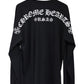 Chrome Hearts Arch Shoulder Long Sleeve T-Shirt Black XXL | AVNTGRDNY NYC
