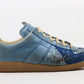 Maison Margiela Replica Blue Paint Splatter Size 44