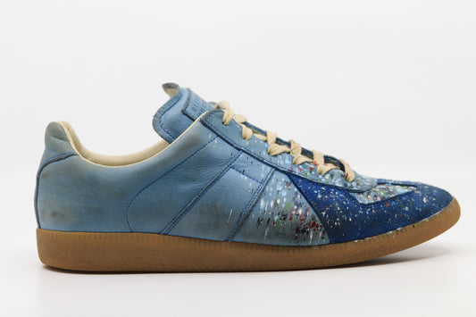 Maison Margiela Replica Blue Paint Splatter Size 44