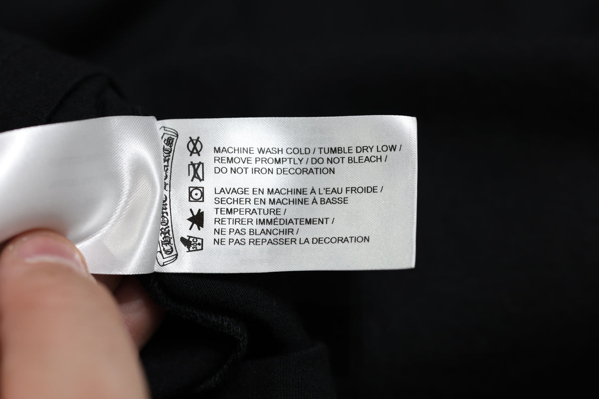 Chrome Hearts Neck Logo Long Sleeve T-Shirt Black Size M| AVNTGRDNY NYC