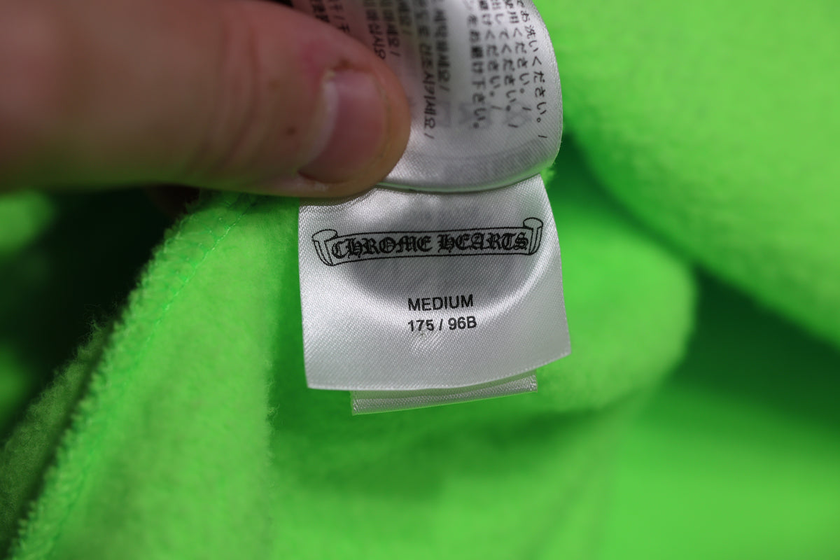 Chrome Hearts Miami Exclusive Neon Green Hoodie Size M | AVNTGRDNY NYC