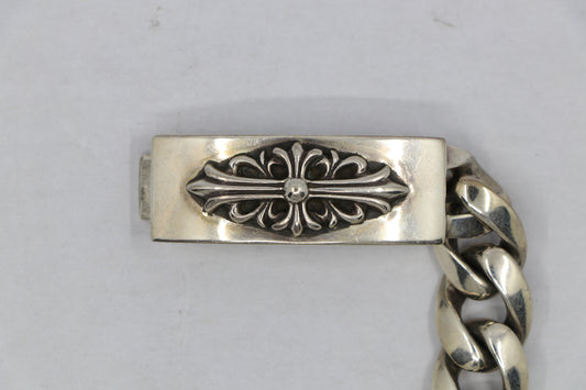 Chrome Hearts Floral ID Classic Link Bracelet 11 Links| AVNTGRDNY NYC