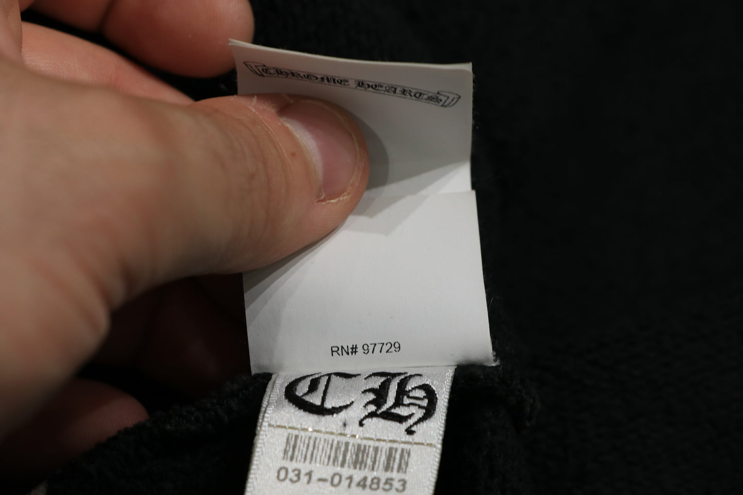 Chrome Hearts Paper Jam Hoodie Black Size L| AVNTGRDNY NYC