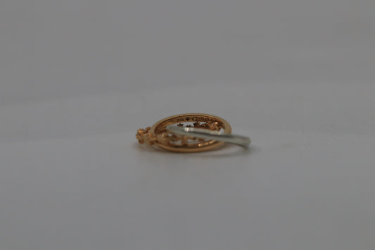 Chrome Hearts Tiny E CH Plus Triple Band 22K Gold Size 7