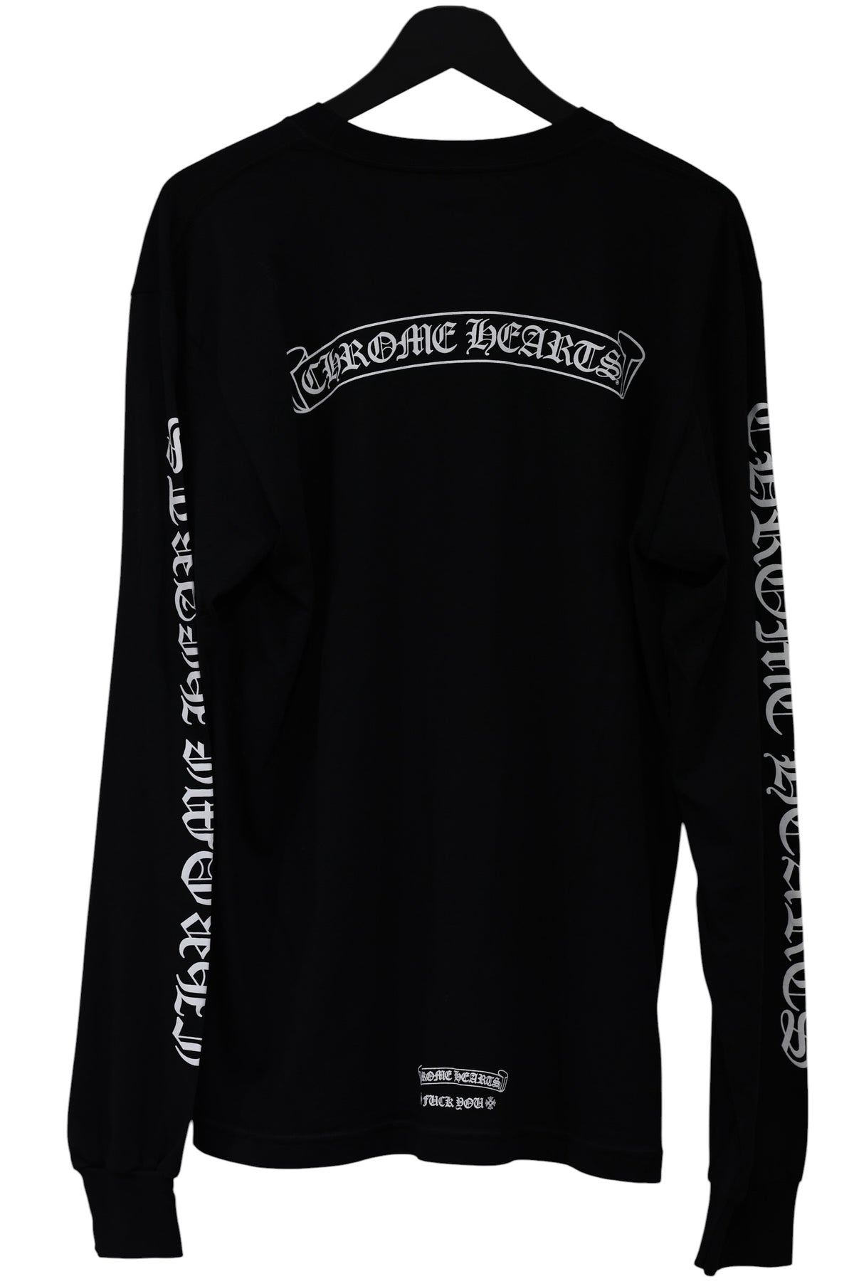 Chrome Hearts Fuck You Long Sleeve T-Shirt Black Size L| AVNTGRDNY NYC