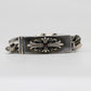 Chrome Hearts Ruby Floral ID Classic Link Bracelet 10 Links