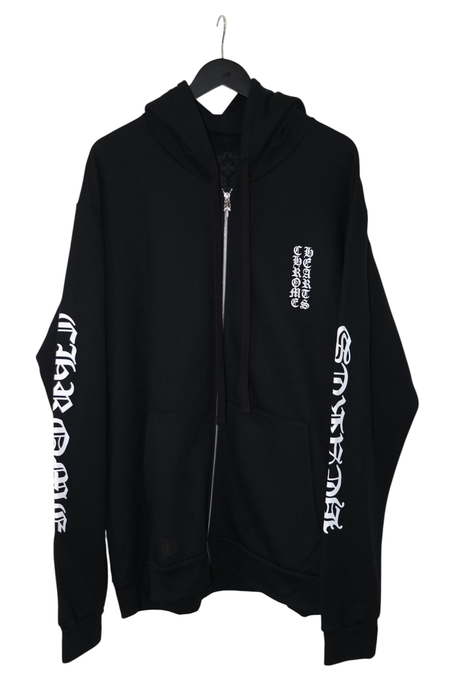 Chrome Hearts Eye Chart Zip Up Hoodie Black Size XL New | AVNTGRDNY NYC