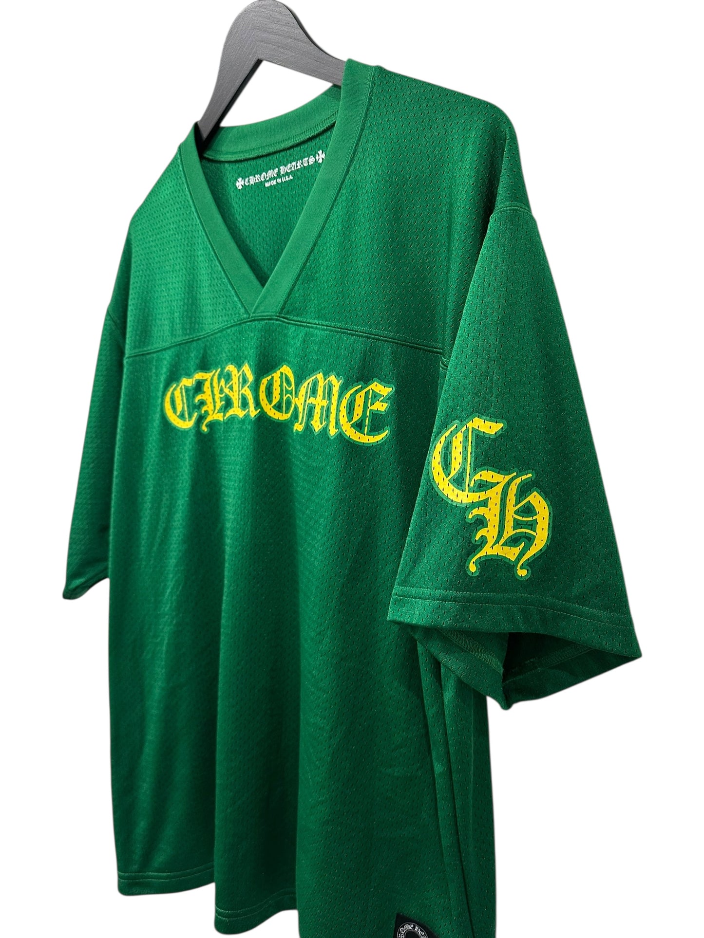 Chrome Hearts Stadium Mesh Jersey Green Size L