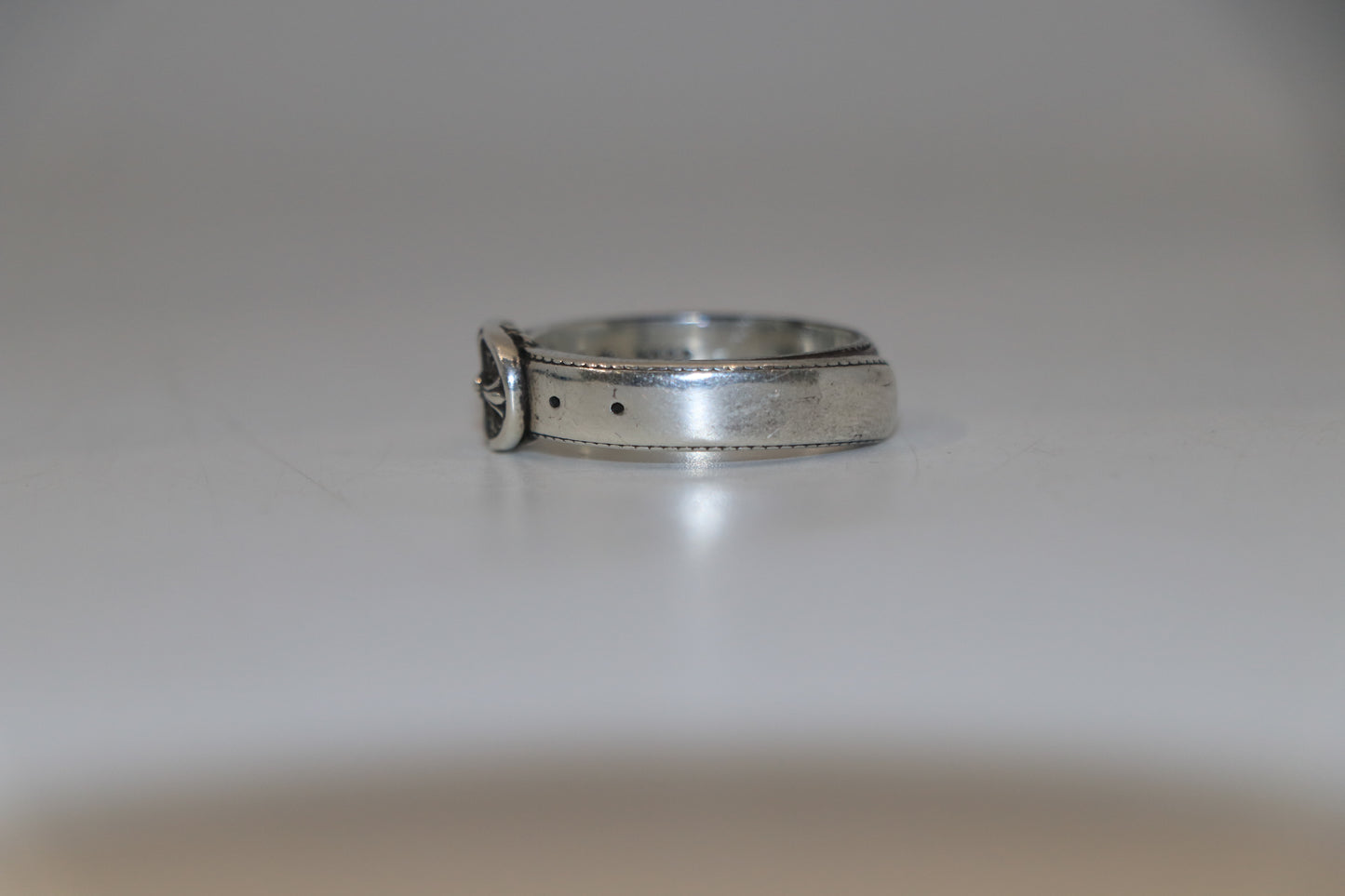 Chrome Hearts Oval Belt Ring Size 11