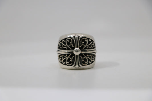 Chrome Hearts Oval Cross Ring Size 9.5