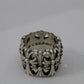 Chrome Hearts Round Cemetery Ring Size 10