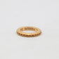 Chrome Hearts True Fucking Punk Ring Size 5.5 22K Gold with Yellow Sapphire| AVNTGRDNY NYC