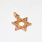 Chrome Hearts 22K Gold Large Star of David with Diamonds