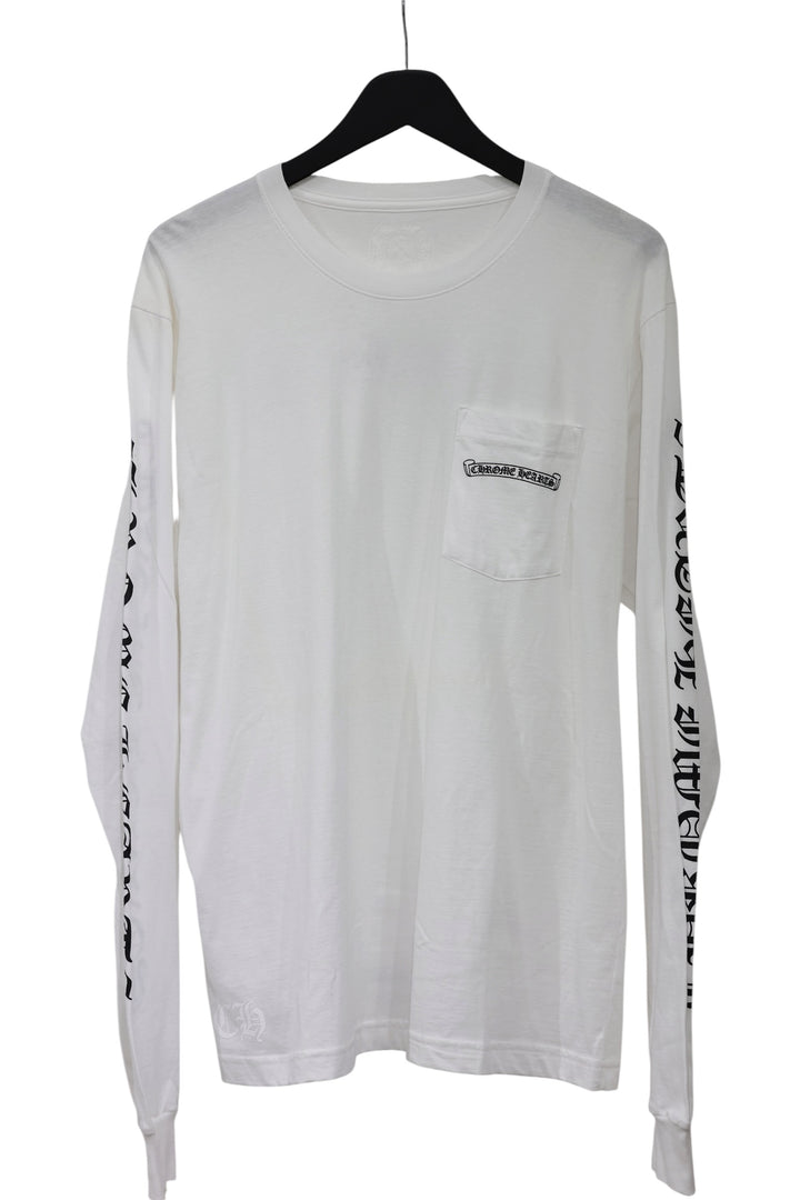 Chrome Hearts Fuck You Long Sleeve T-Shirt White Size L| AVNTGRDNY NYC