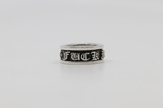 Chrome Hearts Fuck You Spinner Ring Size 11.5