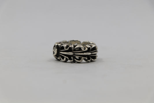 Chrome Hearts Floral Heart Ring Size 8 Excellent Condition | AVNTGRDNY NYC