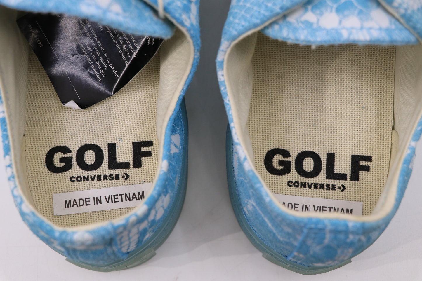 Converse Golf Wang x Chuck 70 Low Blue Python Size 12