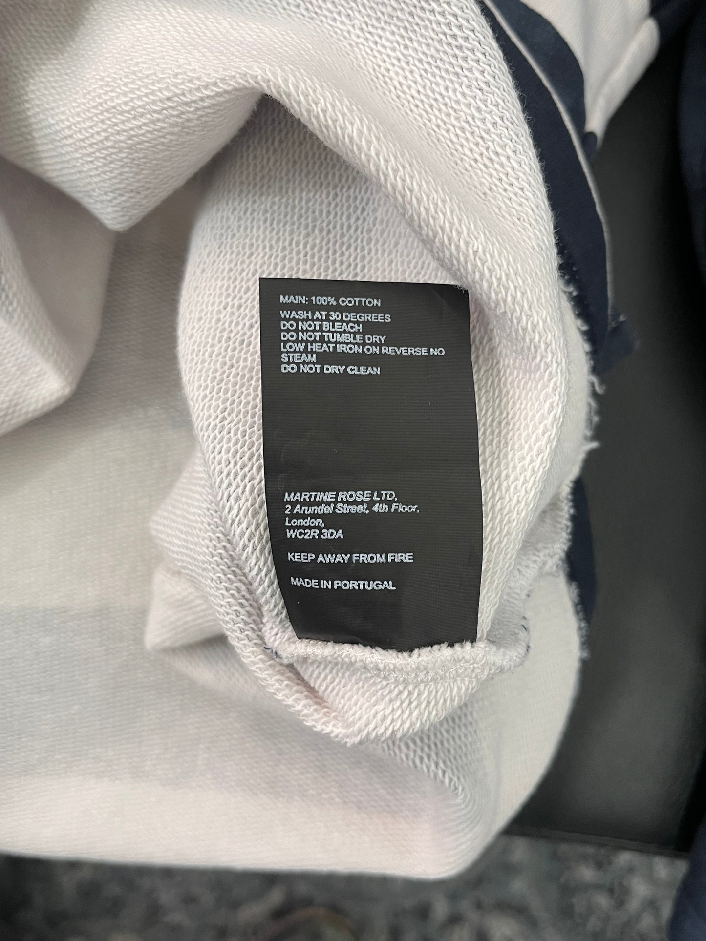 Martine Rose Quarter Zip Polo Size M