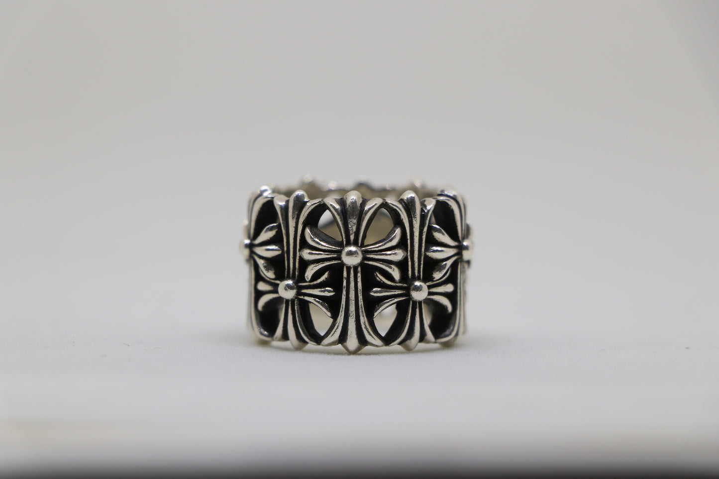Chrome Hearts Round Cemetery Ring Size 9.5 Sterling Silver .925 | AVNTGRDNY NYC