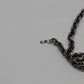 Chrome Hearts Diamond Filigree Pendant with 30” Paper Chain